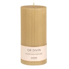 Promo Bougie striée dorée H15 à 8,99 € dans le catalogue Maisons du Monde à Montévrain