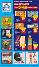 Catalogue Aldi à Paizay-le-Tort, avec 51 pages Prospectus Aldi à Paizay-le-Tort, "NOS NOUVEAUTÉS JUSQU’À -22% DE RÉDUCTION", 51 pages, 28/10/2025 - 03/11/2025