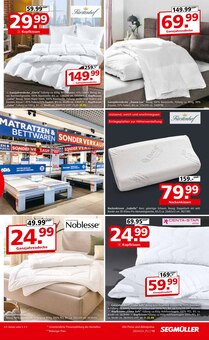 Nackenkissen im Segmüller Prospekt "SEGMÜLLER Highlight Angebote" mit 38 Seiten (Leverkusen)