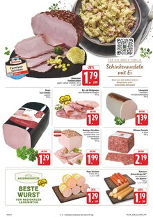Wurst im aktuellen EDEKA Prospekt (Leipzig) Wurst im EDEKA Prospekt "Wir lieben Lebensmittel!" mit 40 Seiten (Leipzig)