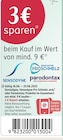 3 € Sparen von Sensodyne bei Rossmann im Angebot 3 € Sparen von Sensodyne im aktuellen Rossmann Prospekt