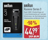 Aktuelles Rasierer Series 3 Modell 300BT Angebot bei ALDI Nord in Bremerhaven ab 44,99 €