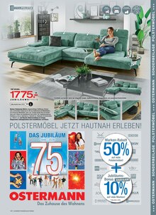 Polstermöbel im Ostermann Prospekt "75 Jahre Ostermann" mit 18 Seiten (Dortmund)