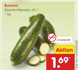 Zucchini im Angebot bei Netto Marken-Discount in Salzgitter Zucchini Angebote bei Netto Marken-Discount Salzgitter für 1,69 €