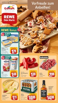 Aktueller REWE Prospekt "Dein Markt" für Stolberg (Rheinland, Kupferstadt) Aktueller REWE Prospekt für Stolberg (Rheinland, Kupferstadt) mit Seiten