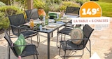La table + 6 chaises à Gifi dans Perros-Guirec