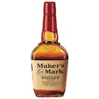 Kentucky Bourbon Whisky - MAKER'S MARK en promo chez Carrefour Market Saint-Nazaire à 29,32 €