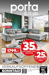 Der aktuelle porta Möbel Prospekt Der aktuelle porta Möbel Prospekt Bis zu 35% auf Möbel und Teppiche
