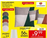 Kissen gefüllt BOUCLÉ im Angebot bei Zurbrüggen in Hattingen Kissen gefüllt BOUCLÉ Angebote von Linneweber bei Zurbrüggen Hattingen für 7,99 €