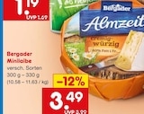 Minilaibe Angebote von Bergader bei Netto Marken-Discount Ravensburg für 3,49 €