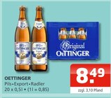 Pils • Export • Radler bei Getränke Oase im Prospekt "" für 8,49 €