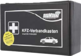 KFZ-Verbandkasten von Baumarkt für 4,99 € bei Globus-Baumarkt im Angebot KFZ-Verbandkasten von Baumarkt im aktuellen Globus-Baumarkt Prospekt