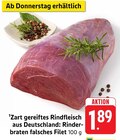 Aktuelle Rindfleisch Angebote bei EDEKA in Heilbronn Aktuelles Rinderbraten falsches Filet Angebot bei EDEKA in Heilbronn ab 1,89 €