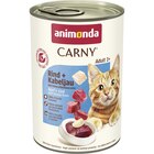 Animonda Cat Dose Carny Adult Rind & Kabeljau & Petersilienwurzeln 400 g bei Zookauf im Detmold Prospekt für 1,99 €
