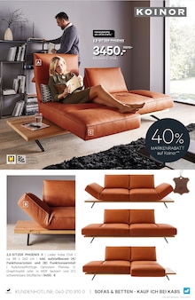 Sofa im aktuellen Kabs Prospekt (Osnabrück) Sofa im Kabs Prospekt "SALE" mit 60 Seiten (Osnabrück)