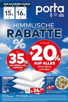 porta Möbel Prospekt HIMMLISCHE RABATTE mit 1 Seite
