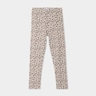 Legging taille élastiquée coton sable fille en promo chez La Halle Legging taille élastiquée coton sable fille dans le catalogue La Halle