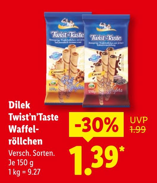 Twist’n’Taste Waffelröllchen