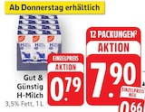 H-Milch Angebote von Gut & Günstig bei EDEKA Konstanz für 0,66 €