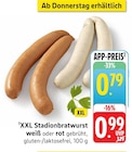 Aktuelle Bratwurst Angebote bei E center in Stuttgart Aktuelles XXL Stadionbratwurst weiß Angebot bei E center in Stuttgart ab 0,79 €