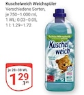 Weichspüler im Angebot bei GLOBUS in Gera Weichspüler Angebote von Kuschelweich bei GLOBUS Gera für 1,29 €
