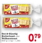 Buttertoast im Angebot bei E center in Mannheim Buttertoast Angebote von Gut & Günstig bei E center Mannheim für 0,79 €
