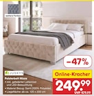 Polsterbett Nizza bei Netto Marken-Discount im Dinslaken Prospekt für 249,99 €
