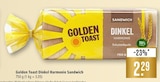 Dinkel Harmonie Sandwich Angebote von Golden Toast bei Marktkauf Freiburg für 2,29 €