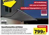 Kassettenmarkise mit Motor Angebote von Casaya bei Hagebaumarkt Menden für 799,00 €