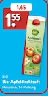 Bio-Apfeldirektsaft im ALDI SÜD Prospekt Bio-Apfeldirektsaft von Bio im aktuellen ALDI SÜD Prospekt für 1,55 €