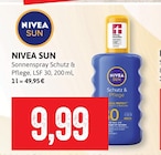 Sonnenspray Schutz & Pflege Angebote von NIVEA SUN bei Kaufhaus Stolz Kiel für 9,99 €