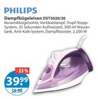 Dampfbügeleisen DST5020/30 im V-Markt Prospekt Dampfbügeleisen DST5020/30 von PHILIPS im aktuellen V-Markt Prospekt für 39,99 €