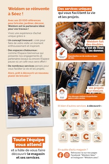 Catalogue Weldom à Bourg-Saint-Maurice cette semaine, valable du 01/04/2026 au 28/04/2026 Prospectus Weldom à Bourg-Saint-Maurice, "LA MÊME ADRESSE MAIS EN MIEUX SÉEZ", 16 pages de promos valables du 01/04/2026 au 28/04/2026