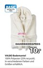 VALBO Bademantel Angebote bei JYSK Heidelberg für 10,00 €