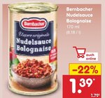 Nudelsauce Bolognaise bei Netto Marken-Discount im Hosenfeld Prospekt für 1,39 €
