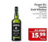 Irish Whiskey Angebote von Proper No. Twelve bei Marktkauf Plauen für 15,99 €