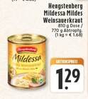 Mildessa Mildes Weinsauerkraut von Hengstenberg im aktuellen E center Prospekt