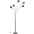 Lampadaire(1) Livo 5 lampes métal noir IP20 E14 H.210cm Brilliant - Brilliant en promo chez Castorama Lampadaire(1) Livo 5 lampes métal noir IP20 E14 H.210cm Brilliant - Brilliant dans le catalogue Castorama
