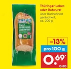 Thüringer Leberwurst Angebote bei Netto Marken-Discount Dresden für 0,69 €