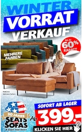 Seats and Sofas Prospekt für Dinslaken: "WINTER VORRAT VERKAUF", 1 Seite, 01.01.2025 - 15.01.2025