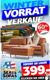 Aktueller Seats and Sofas Prospekt mit Relaxsessel, "WINTER VORRAT VERKAUF", Seite 1