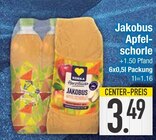 Apfelschorle im EDEKA Prospekt Apfelschorle von Jakobus im aktuellen EDEKA Prospekt für 3,49 €