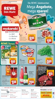Aktueller REWE Prospekt "Dein Markt" Seite 1 von 34 Seiten für Herne