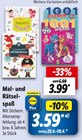 Mal und Rätselspaß Angebote bei Lidl Oberursel für 3,99 €