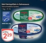 Heringsfilets in Sahnesauce Angebote von Merl bei GLOBUS Siegen für 2,29 €
