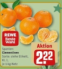 Clementinen von REWE Beste Wahl im aktuellen REWE Prospekt