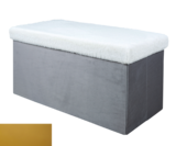 Le coffre pouf / banc pliant "Leo" - Bazarland à Angers Le coffre pouf / banc pliant "Leo" en promo chez Bazarland Angers à 5,99 €