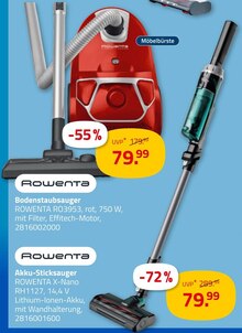 Staubsauger von ROWENTA im aktuellen ROLLER Prospekt für €79.99