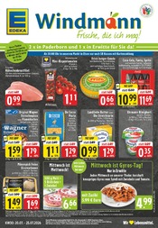 EDEKA Supermarkt Prospekt der aktuellen Woche mit 24 Seiten, gültig von 20.07.2026 bis 25.07.2026, in Salzkotten und Umgebung Aktueller EDEKA Supermarkt Prospekt in Salzkotten und Umgebung, "Aktuelle Angebote" mit 24 Seiten, 20.07.2026 - 25.07.2026