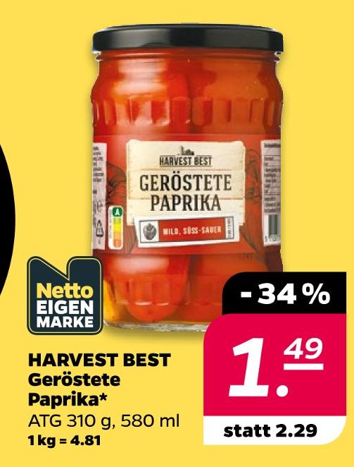 Geröstete Paprika